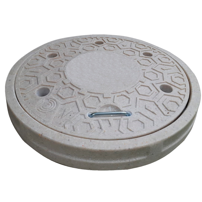 Brocal Con Tapa Abierta Con Rejilla De Policoncreto Para Pozo De Visita 80 2 Cm De Diametro Bedon