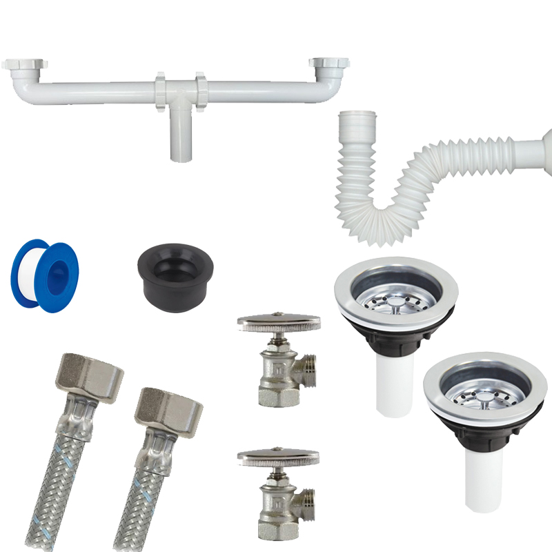 Kit de Instalación para Fregadero Doble – Bedon