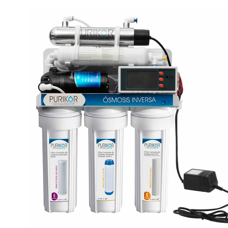 Kit Ricambi Osmosi Inversa Depurtek 75 GPD: Membrana + 4 Filtri, Compatibile Con Moon, Ionfilter, Idrosalud E Altri